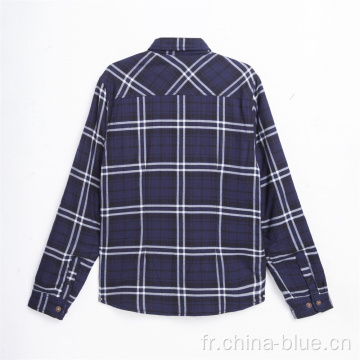 veste de chemise à 100% coton pour hommes